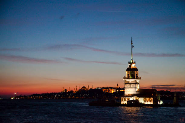 istock Maiden's Tower (Leander's Tower), Bosphorus strait, Istanbul, Turkey 854730376