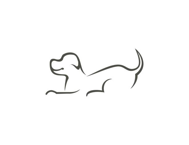Dog Icon Stock Illustration - Download Image Now - Dog, Logo, Tail - iStock