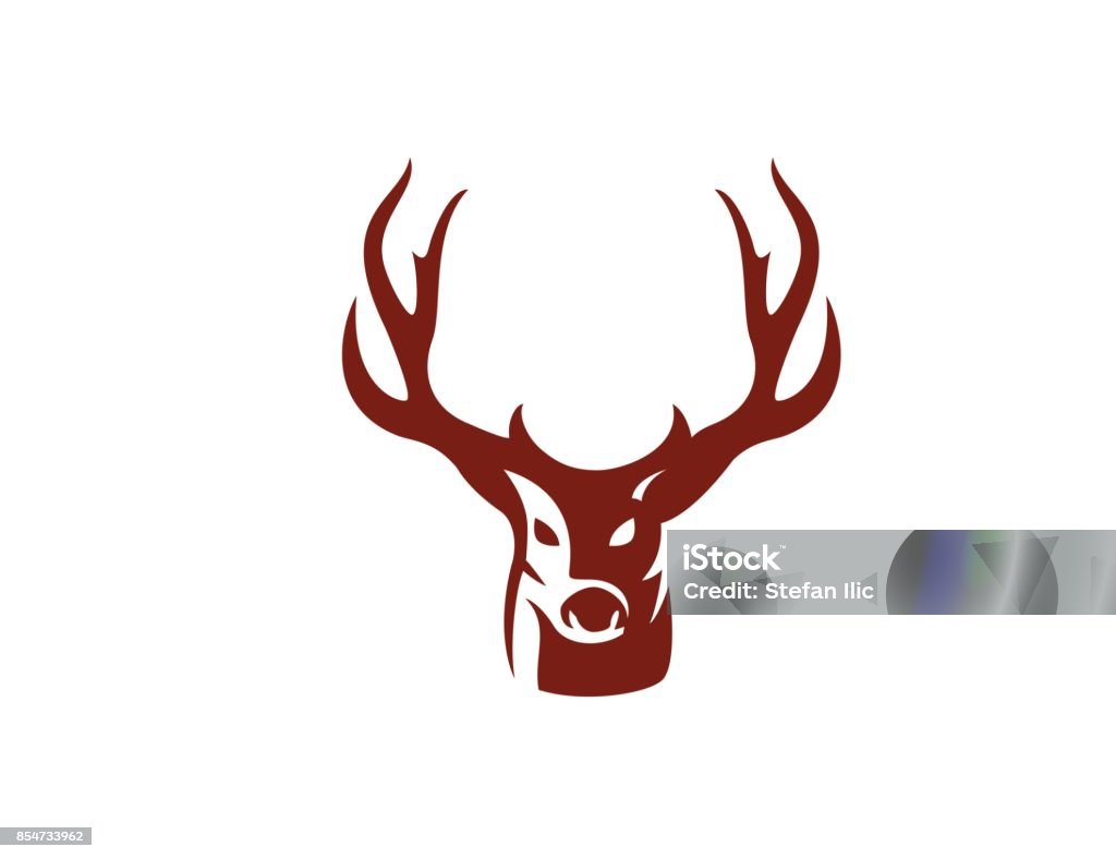 Deer-Symbol - Lizenzfrei Hirsch Vektorgrafik