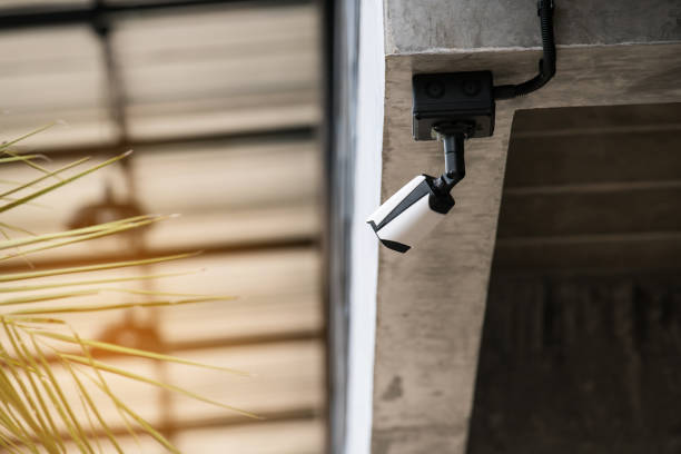istock CCTV cameras on the cone of the house 854748420