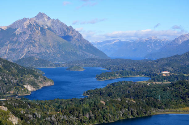 istock Landscape mountains and lakes Bariloche Argentina 854797160