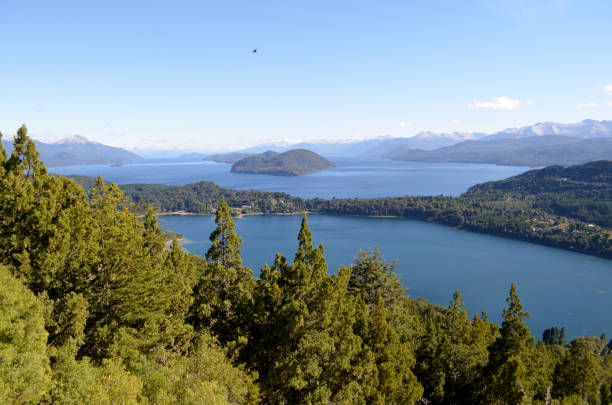 istock Landscape mountains and lakes Bariloche Argentina 854818234