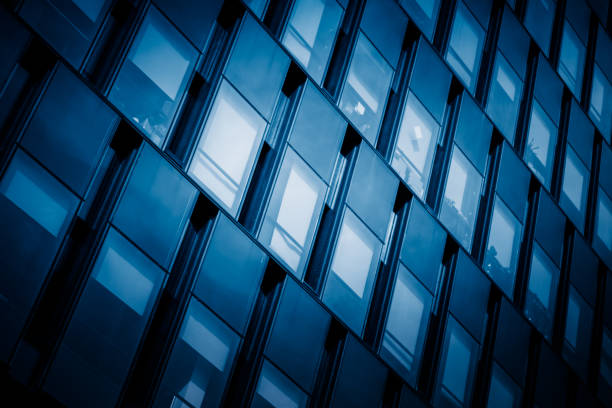 istock Detail glass building background 854818632