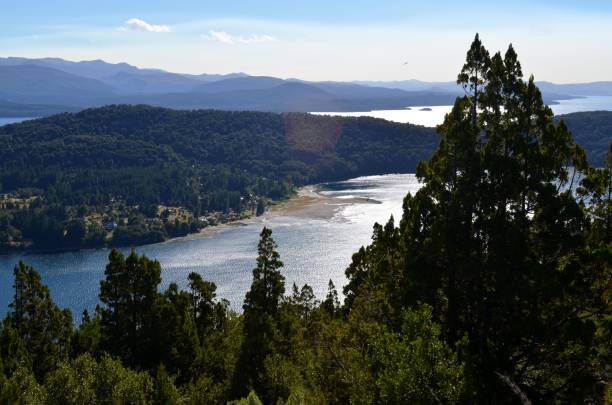 istock Landscape mountains and lakes Bariloche Argentina 854818652