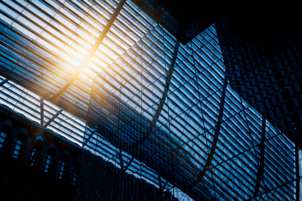 istock Detail glass building background 854818926