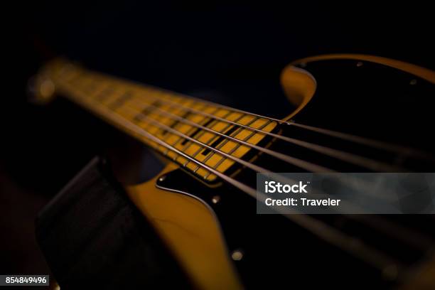 Bass Guitar Stock Photo - Download Image Now - Bass Guitar, Arts Culture and Entertainment, Bass Instrument
