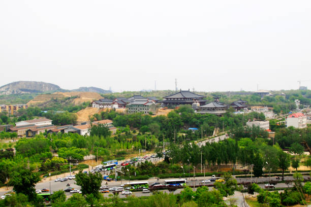 Urban construction scenery in tangshan, hebei province, china.