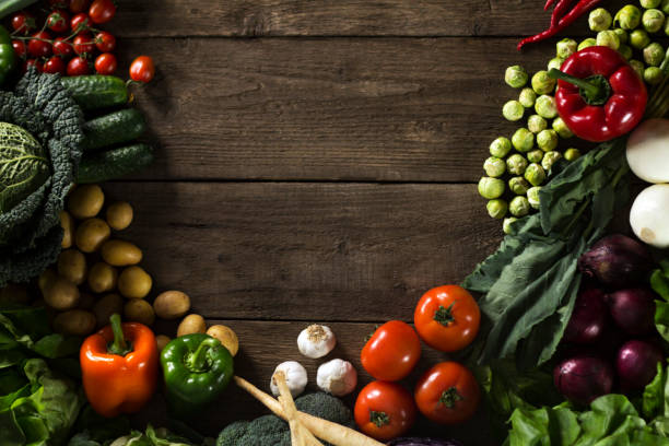 istock Vegetables. Fresh vegetables. Colorful vegetables background. Healthy vegetable studio photo. Assortment of fresh vegetables close up. 854889418