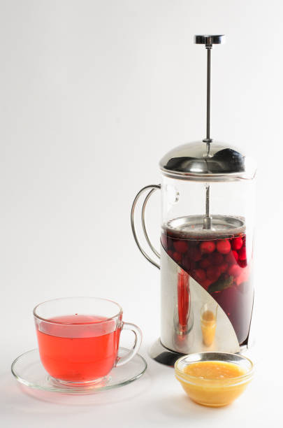 istock Hot drink of cranberries 854899480