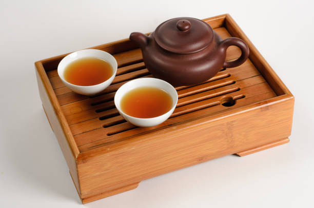istock Teapot and two cups of tea 854914924