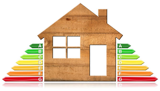 istock Energy Efficiency - Wooden House 854954146