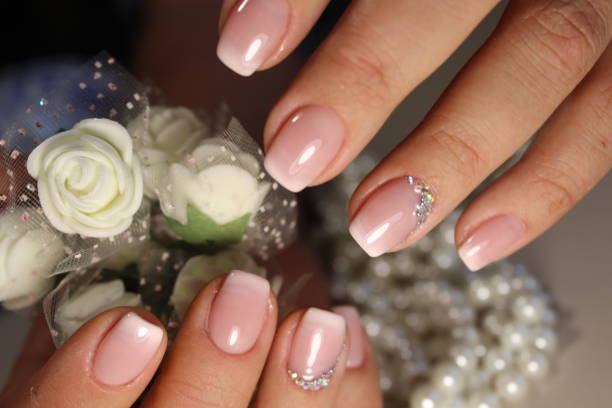 istock stylish design of manicure 854954480
