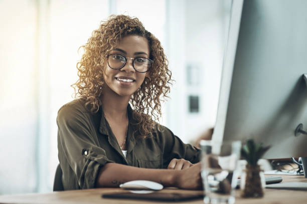 istock Her positive mindset shows in the quality of her work 854972842