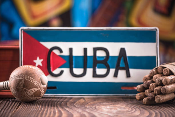 Travel to Cuba concept, related items.