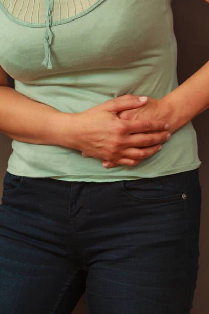 istock Woman feel pain ache 854984954