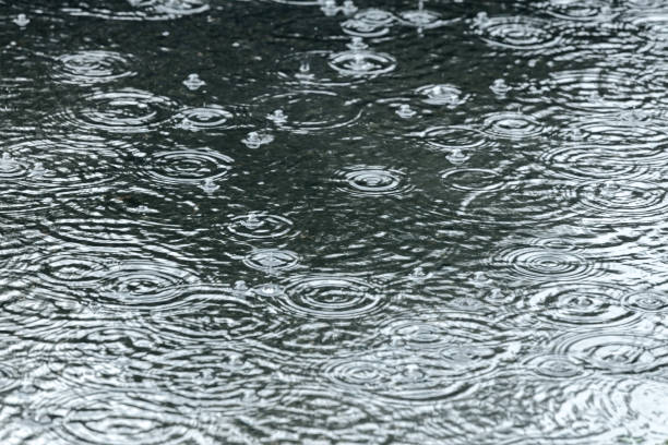 istock big puddle with ripples and bubbles during heavy rain 854996328