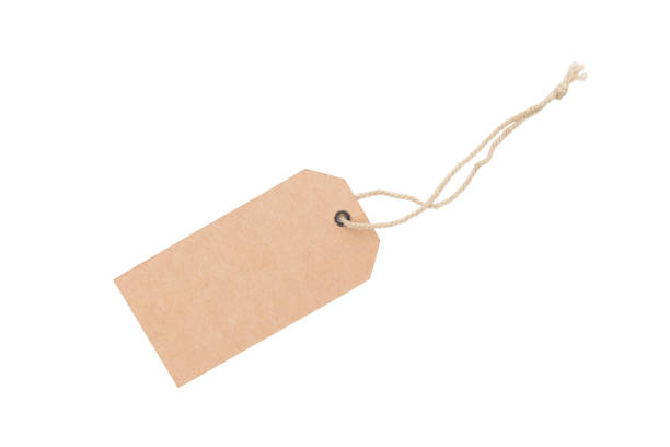 istock Blank price tag isolated on white background. 854998936