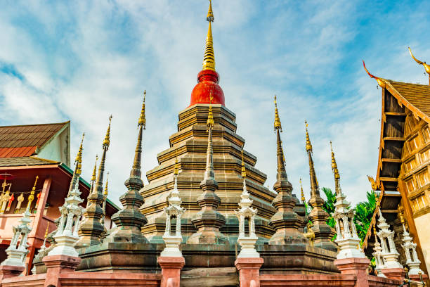 istock Buddhist temple Chiang Mai, Thailand 855003040