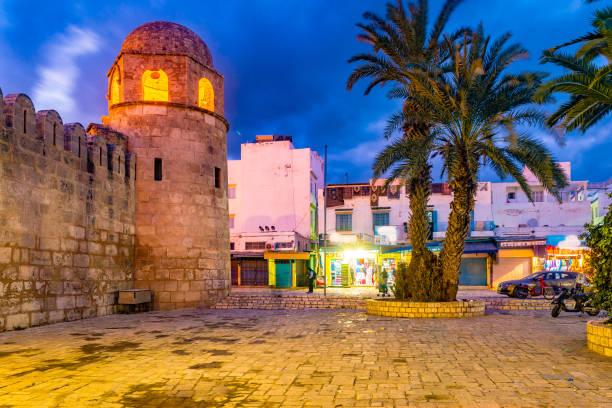 istock Night photo of Mosque in Sousse 855004546