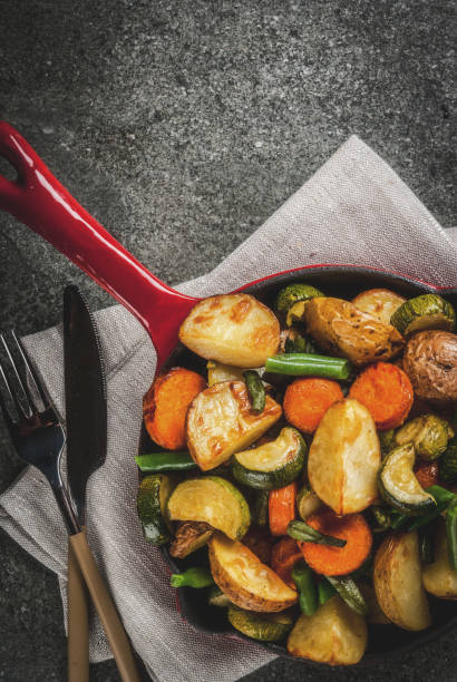istock Skillet-Roasted Fall and Winter Vegetables 855004696