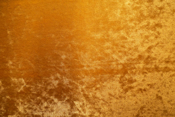 texture di sfondo in tessuto velluto color oro - frame pattern design leather foto e immagini stock