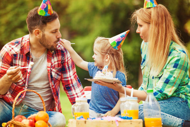 istock Happy Family in the Park 855007434
