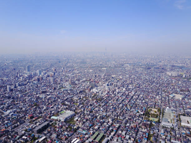 istock Downtown Tokyo in the sky 855007668