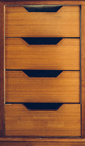 istock Front drawer wooden frame cabinet door, background 855014670
