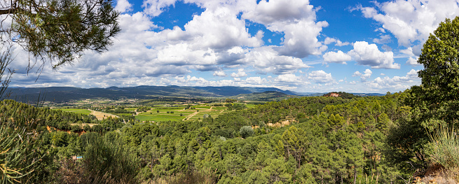 panoramic view of the Alps mountains; Provence-Alpes-Côte d'Azur, France
