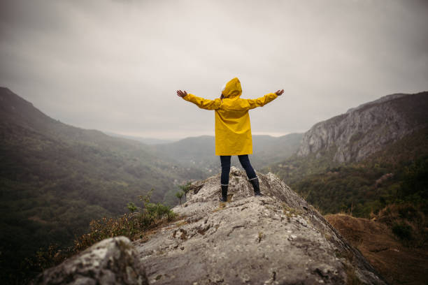 istock Woman on mountain 855021792