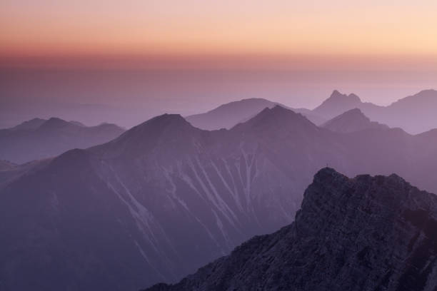istock Little thumb mountain top in dusk 855022444