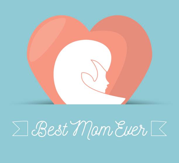 istock happy mothers day card woman heart figure 855026014