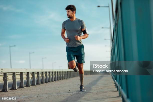 Confidence Goes A Long Way Stock Photo - Download Image Now - Running, Men, Jogging