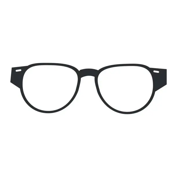 Vector illustration of eye glasses isolated icon