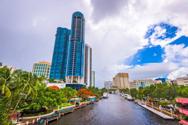 fort lauderdale florida - fort lauderdale foto e immagini stock