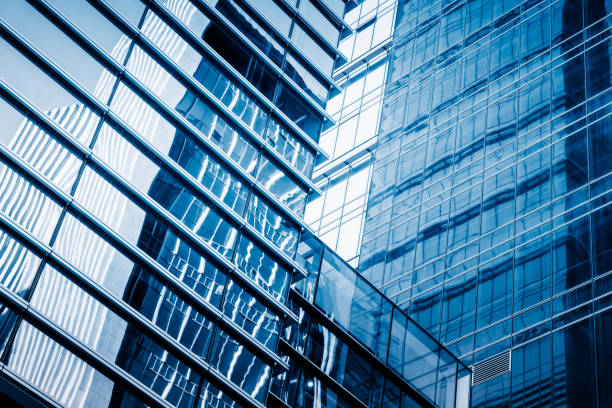 istock Detail glass building background 855034722