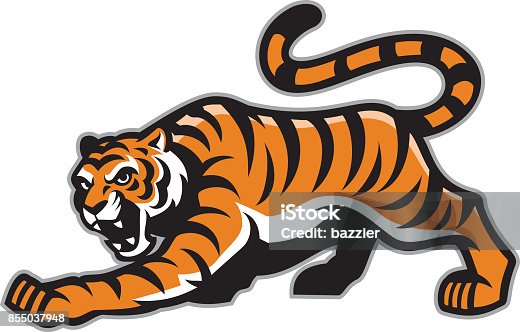 istock tiger mascot 855037948