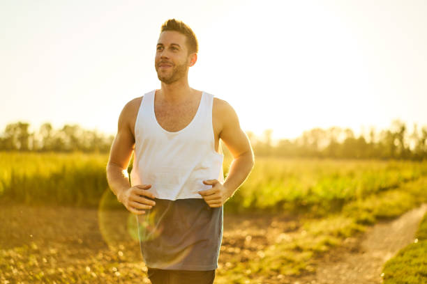 istock young man at running workout outdoors 855041932