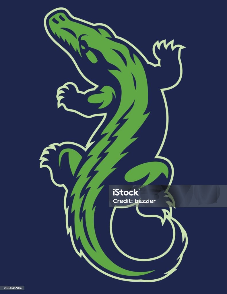 crocodile reptile mascot vector of crocodile reptile mascot Crocodile stock vector