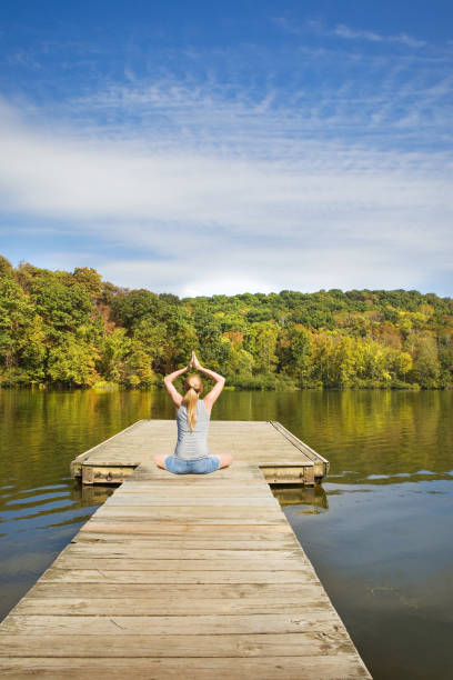 istock Casual Yoga Outdoors 855049880