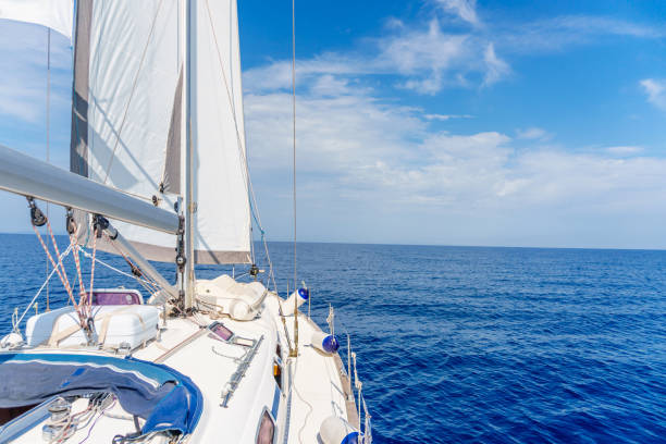 istock yacht near Sardinia island 855055526