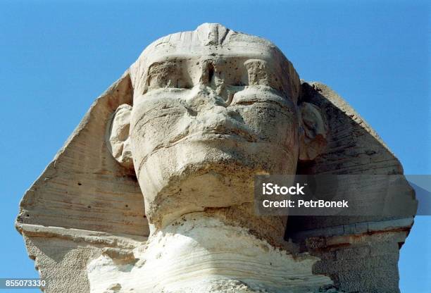 Close Up Of The Great Sphinx Of Giza Stock Photo - Download Image Now - Africa, Ancient, Ancient Civilization