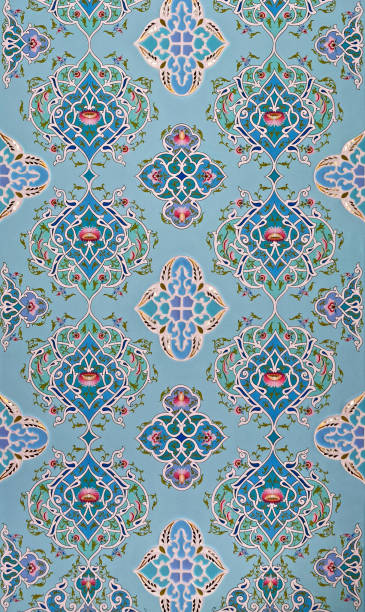 istock Colorful beautiful patterns from Uzbekistan. 855077176
