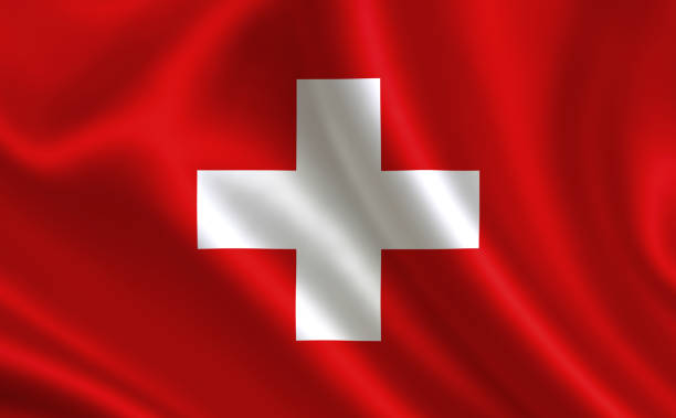 istock Flag of switzerland. 855078220
