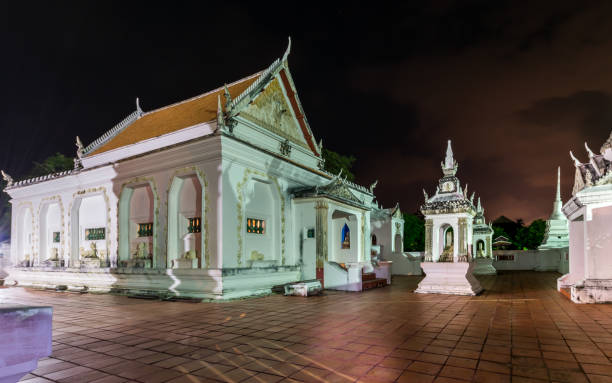Temple of Kutao, Songkhla Province, Thailand. February 11, 2017: The beauty of the KoTao temple and templo de kutao, provincia de songkhla, tailandia. 11 de febrero de 2017: la belleza del templo kotao y cuando el antiguo templo pabellón, kutao, mae tom klang bang, songkhla fue galardonado con el premio 2011 asia y el pacífico de conservación de patrimonio cultural de la