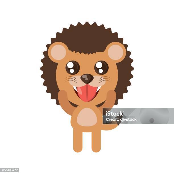 Kawaii Lion Animal Toy Stock Illustration - Download Image Now - Animal,  Animal Wildlife, Beauty - iStock