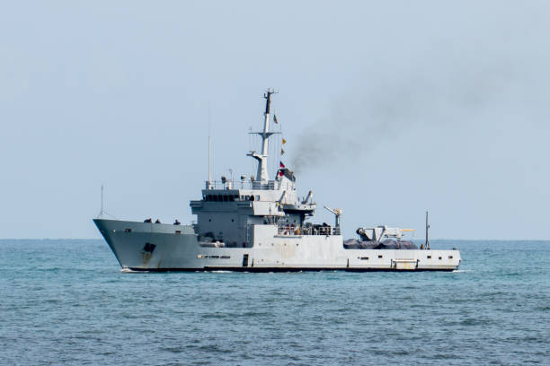 istock destroyer war ship in action for migrants boat 855106526