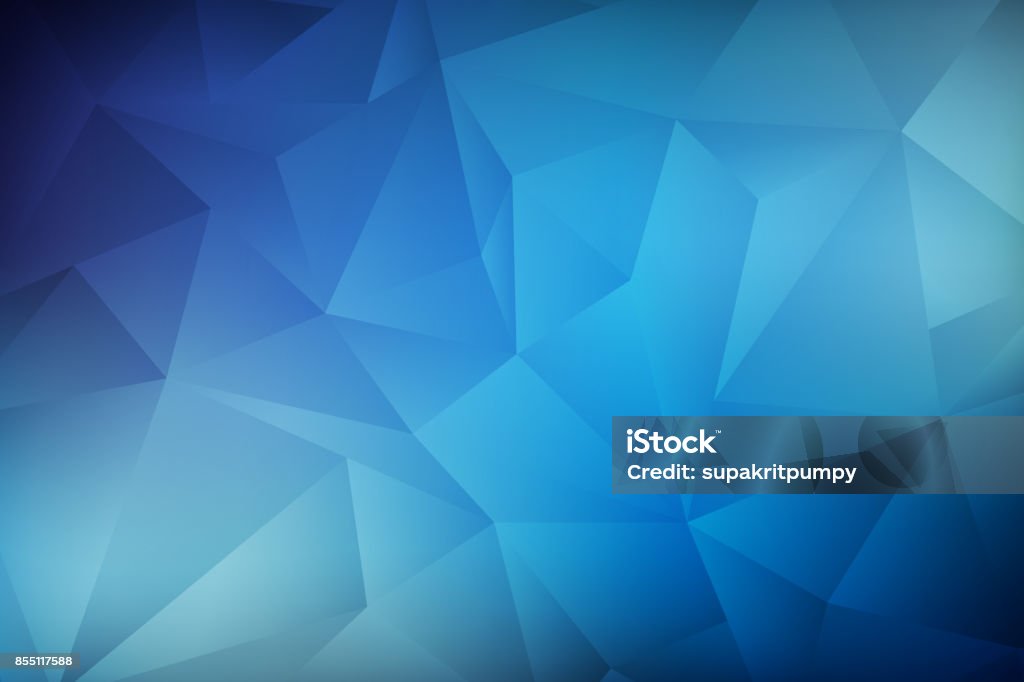 blaue low-Poly-Hintergrund - Lizenzfrei Bildhintergrund Stock-Foto