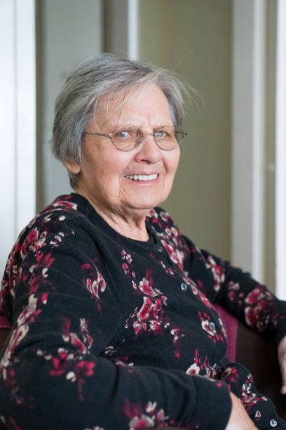 istock Senior woman portrait 855124330