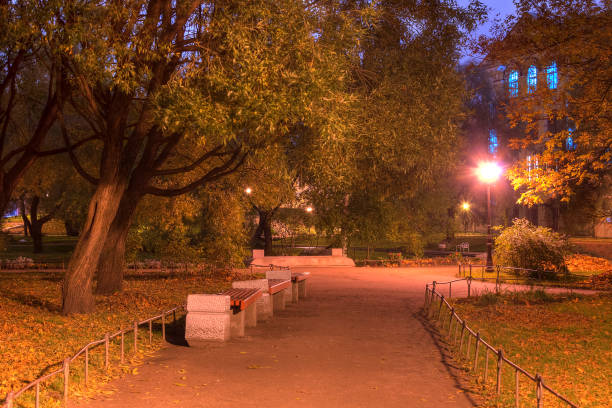 istock Night view of Yusupov Garden 855134504